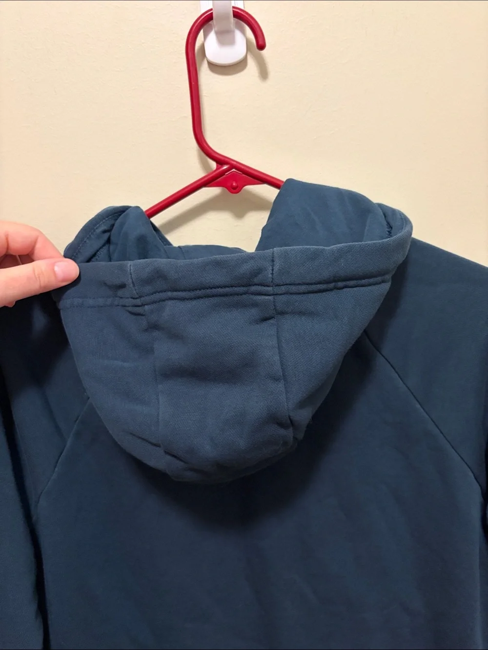 Nike Teal Blue Pullover Hoodie with White Swoosh